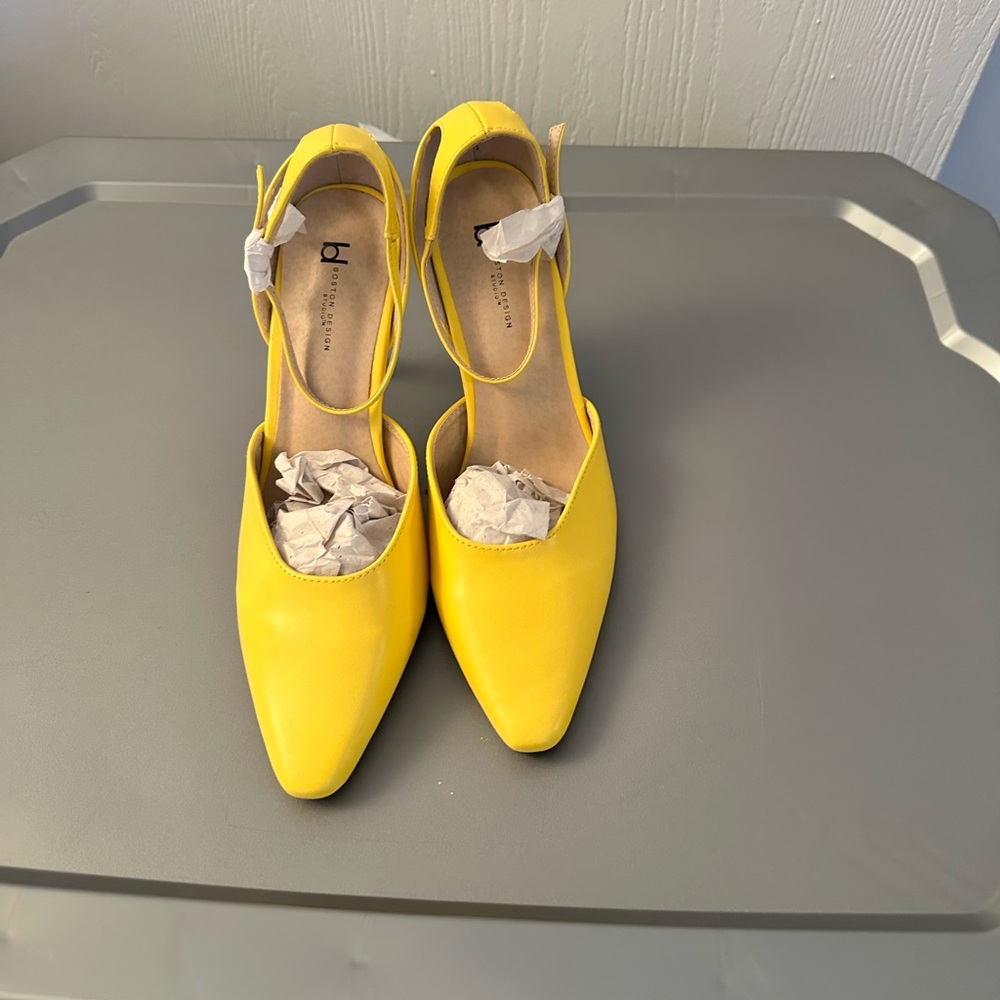 Bright Yellow Women's Heels